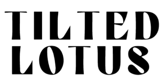 Tilted Lotus logo - create your own fashion brand
